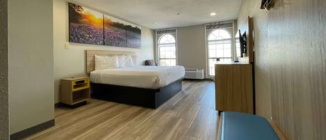 Business Room, 1 King Bed, Non Smoking | Individually furnished, desk, laptop workspace, blackout drapes