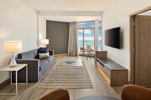 Suite, 1 kingsize-seng, Club Lounge-tilgang, sjøutsikt | Utsikt fra rommet