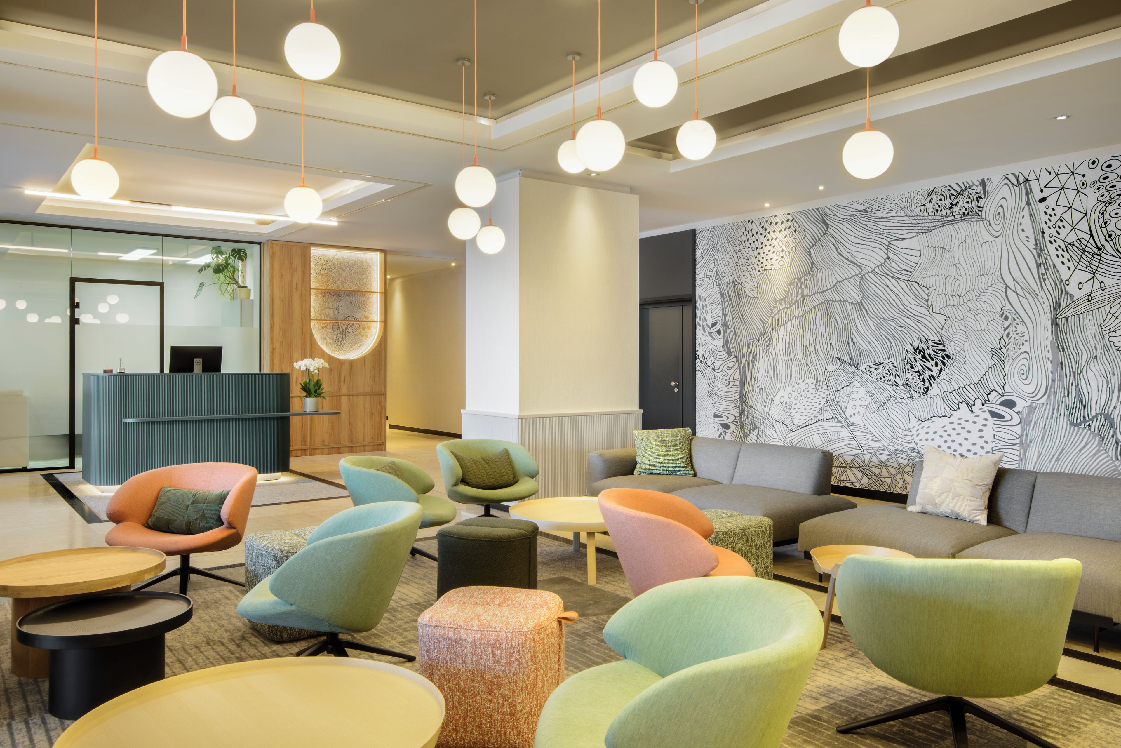 Sitzecke in der Lobby