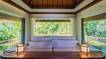 Spa Pool Villa | Premium bedding, minibar, in-room safe, desk