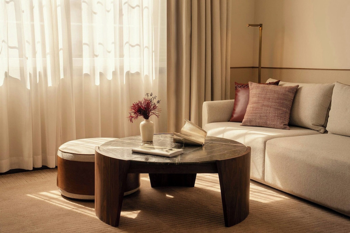 Literie hypoallergénique, minibar, coffre-fort pour ordinateur portable