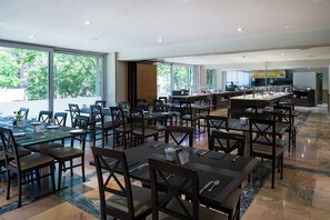 Daily buffet breakfast (EUR 18 per person)