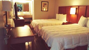 Blackout curtains, free WiFi, bed sheets