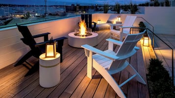 Premium bedding, down duvets, in-room safe, desk