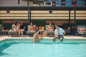 Outdoor pool, cabanas (surcharge)
