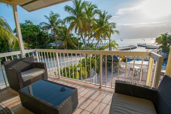 Premier One Bedroom Waterfront Suite Bayview with Sofabed | View from room at Bayside Inn Key Largo