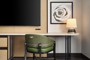 Premium bedding, down duvets, pillow-top beds, in-room safe