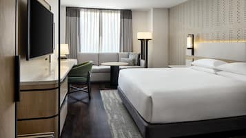 Premium bedding, down duvets, pillow-top beds, in-room safe