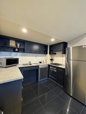 Double or Twin Room - Disability Access | Private kitchen | Fridge, electric kettle, toaster