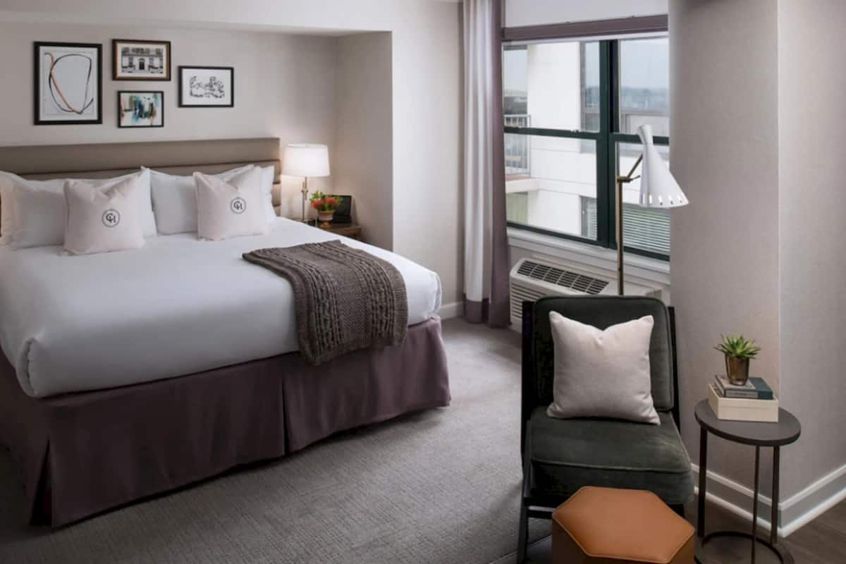 1 bedroom, hypo-allergenic bedding, in-room safe, desk