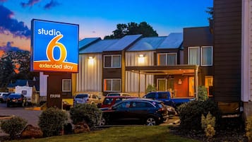 Front of property – evening/night