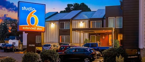 Front of property - evening/night