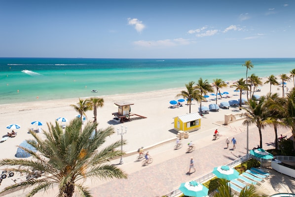 Room, 2 Queen Beds, Balcony, Partial Ocean View | View from room