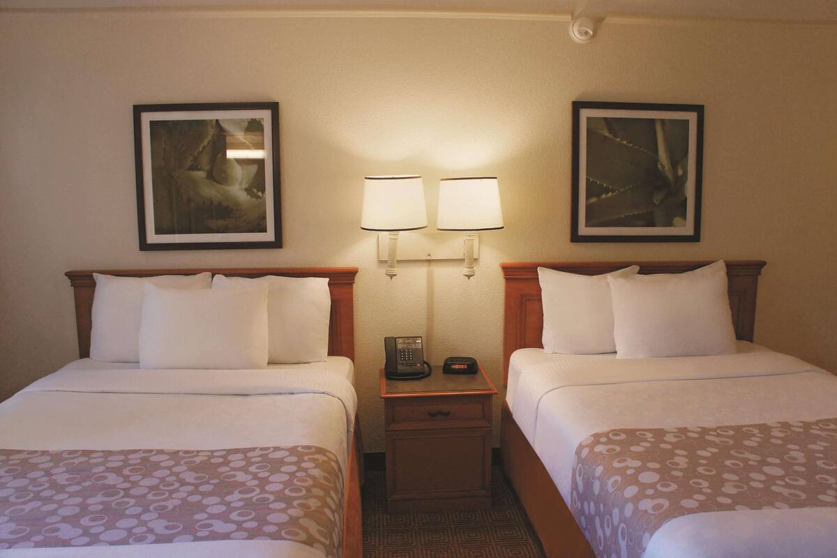 Room, 2 Double Beds, Accessible, Non Smoking (Mobility, Bathtub w/Grab Bars) | Premium bedding, pillowtop beds, desk, blackout drapes
