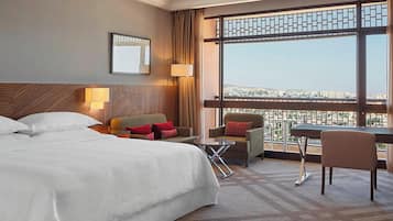 Ropa de cama de alta calidad, colchones Select Comfort y minibar