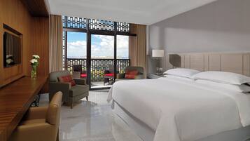 Ropa de cama de alta calidad, colchones Select Comfort y minibar