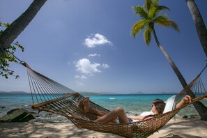 Beach nearby, sun-loungers, beach umbrellas, beach towels - Gallows Point Resort (St. John)