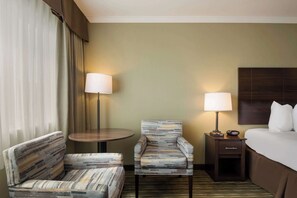 In-room safe, desk, blackout curtains, iron/ironing board