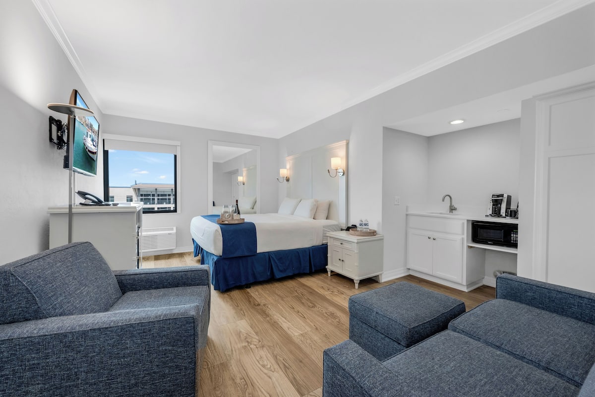 Junior Suite, 1 King Bed with Sofa bed, Refrigerator