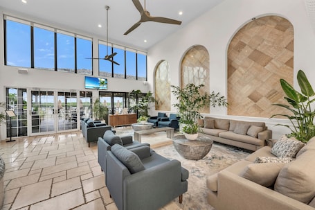 Lobby sitting area