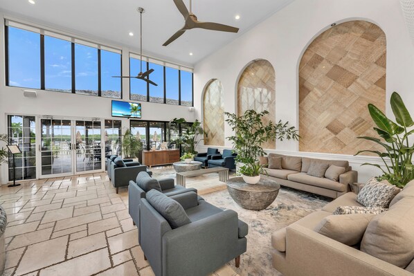 Lobby sitting area