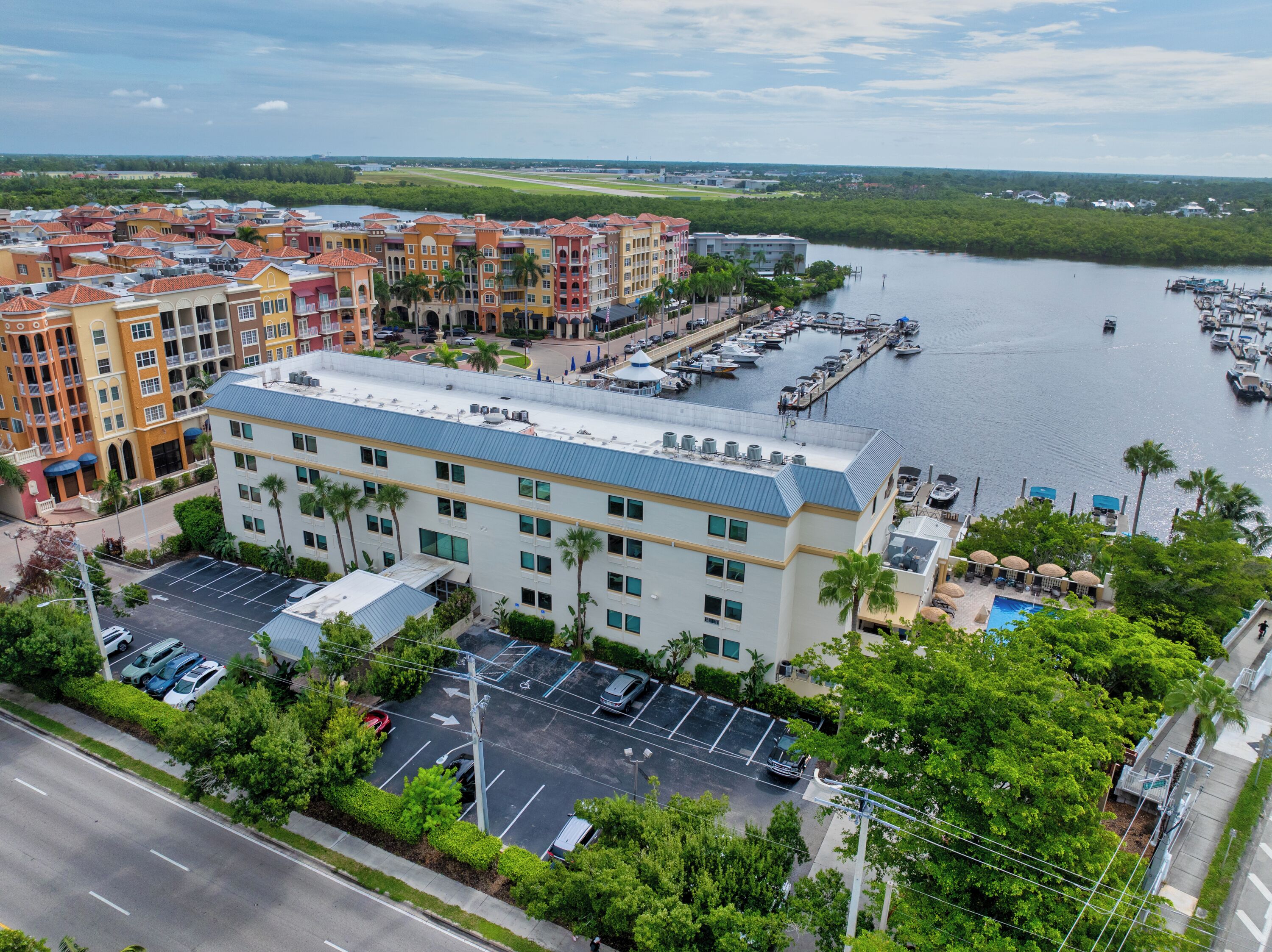 Majoituspaikan julkisivu