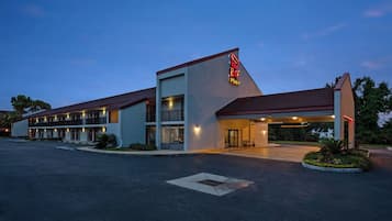 Front of property - evening/night
