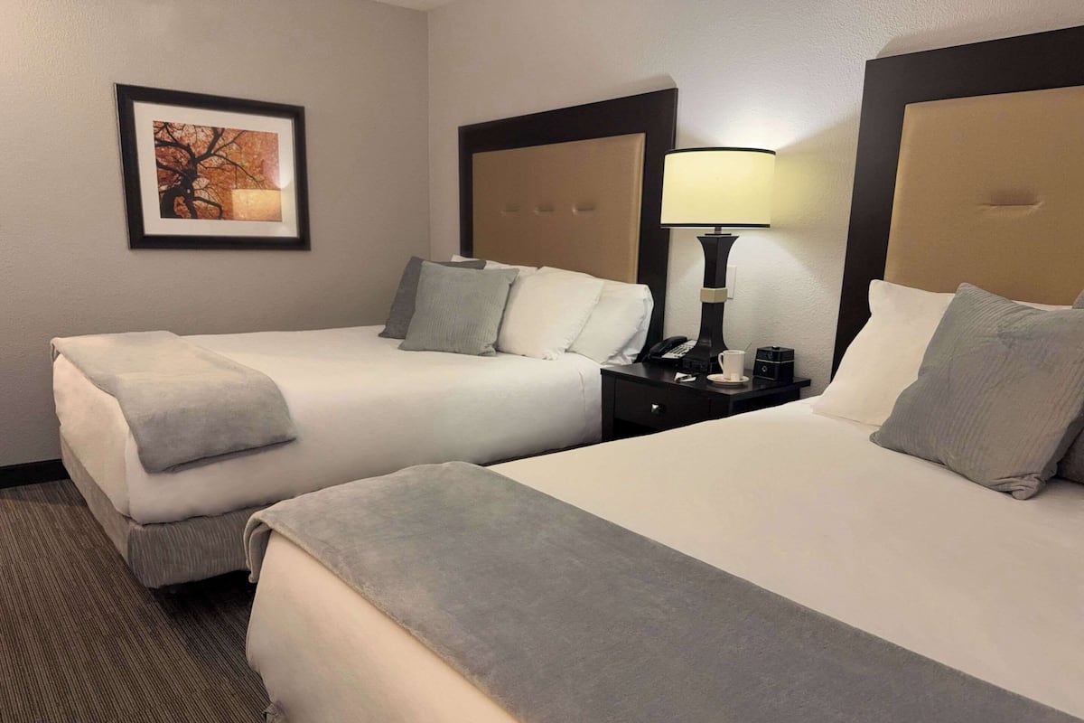 Standard Room, 2 Queen Beds, Non Smoking | In-room safe, individually decorated, individually furnished, desk