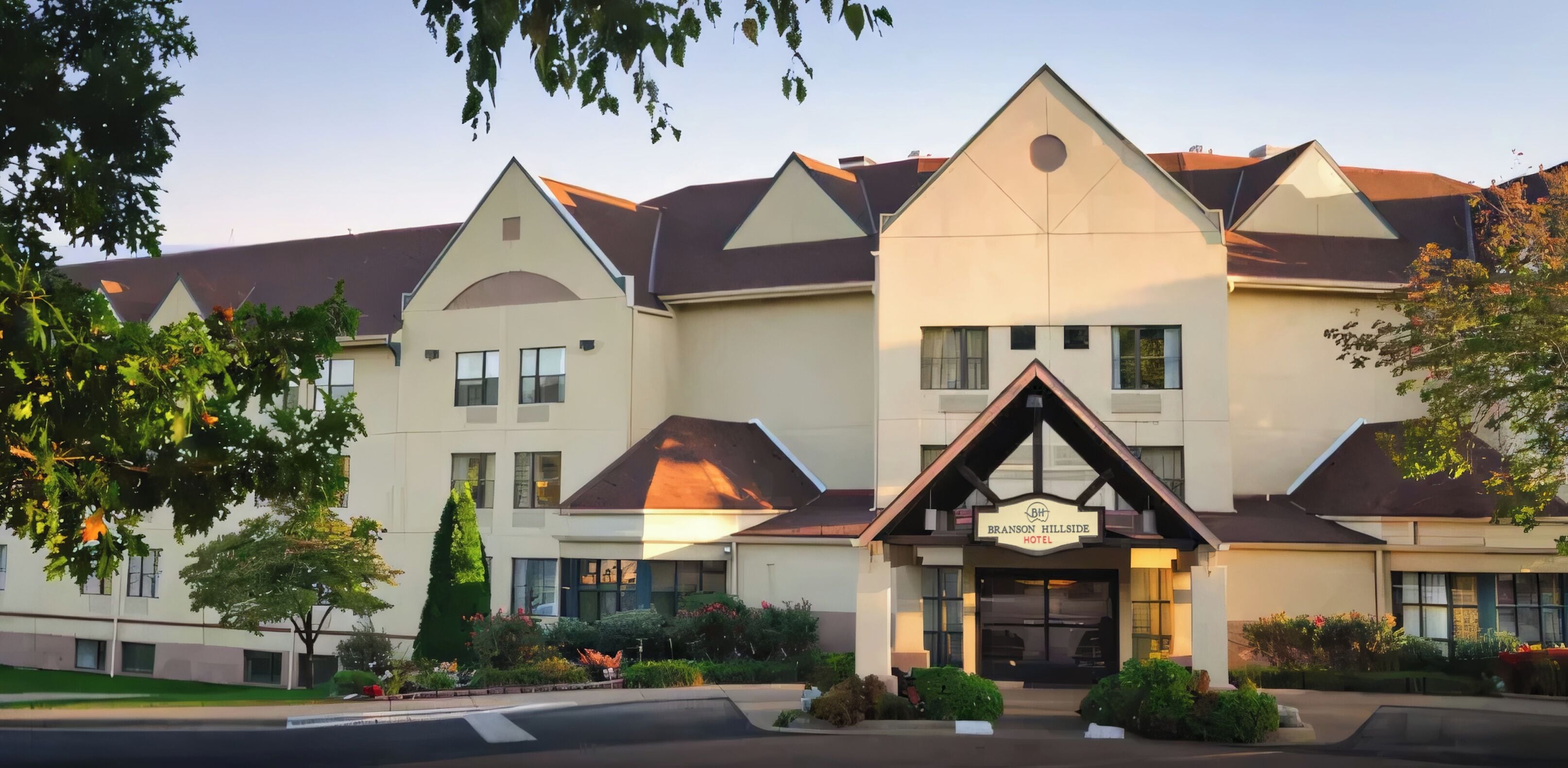 Front of property – evening/night