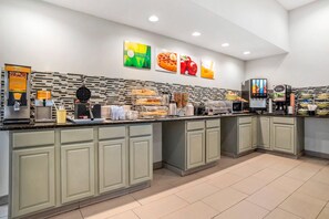 Free daily on-the-go breakfast
