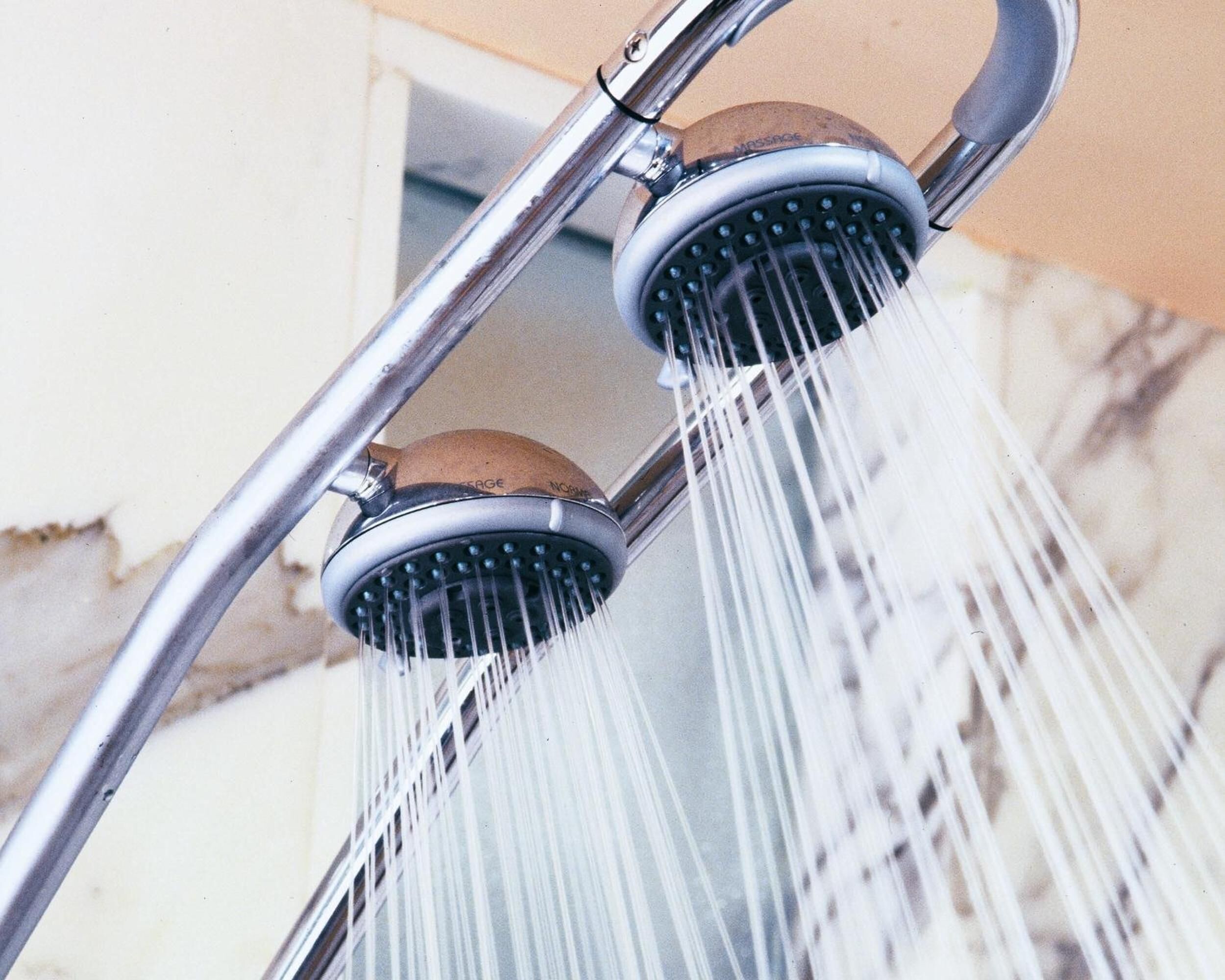 separate bathtub and shower, deep-soaking bathtub, designer toiletries