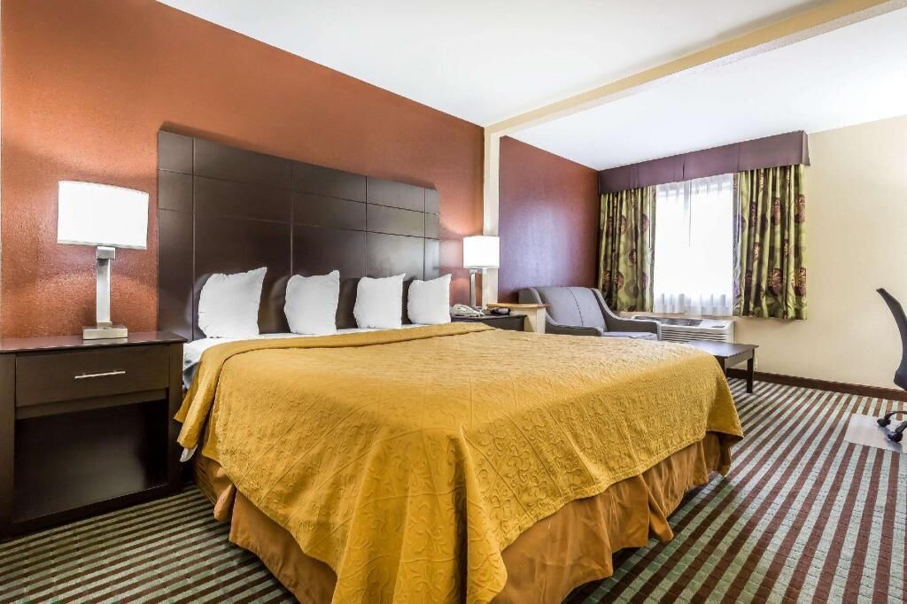 Blackout curtains, iron/ironing board, rollaway beds, free WiFi