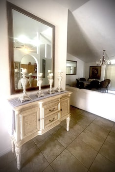 Family Villa, Multiple Beds (Villa Eight, 241 Ft from Resort  3 Be) | Living area | 40-inch flat-screen TV with cable channels, TV, DVD player at Miracle Springs Resort & Spa