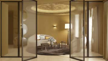 Habitación junior con 1 cama matrimonial o 2 individuales, 1 habitación | Ropa de cama de alta calidad y minibar