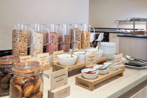 Daily buffet breakfast (EUR 14 per person)
