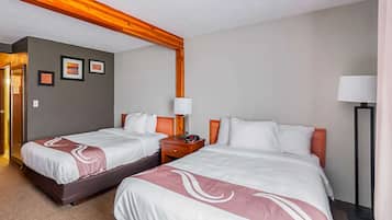 Premium bedding, iron/ironing board, rollaway beds, free WiFi