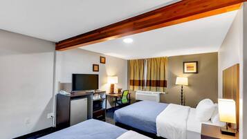 Standard Room, 2 Queen Beds, Non Smoking | Premium bedding, iron/ironing board, rollaway beds, free WiFi