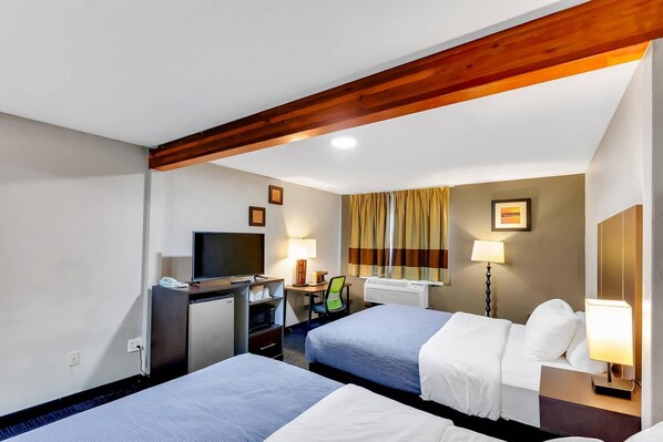 Standard Room, 2 Queen Beds, Non Smoking | Premium bedding, iron/ironing board, rollaway beds, free WiFi