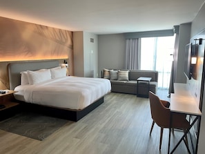 Room, 1 King Bed | Premium bedding, in-room safe, desk, laptop workspace