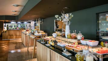 Daily buffet breakfast (EUR 24 per person)