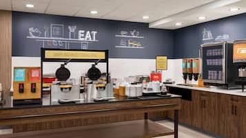 Free daily buffet breakfast