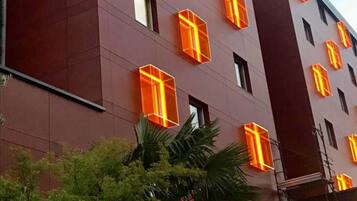 Voorkant van accommodatie