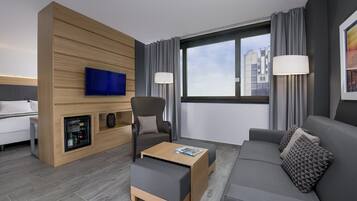 Suite, 1 King-Bett und Schlafsofa | Zimmerausstattung