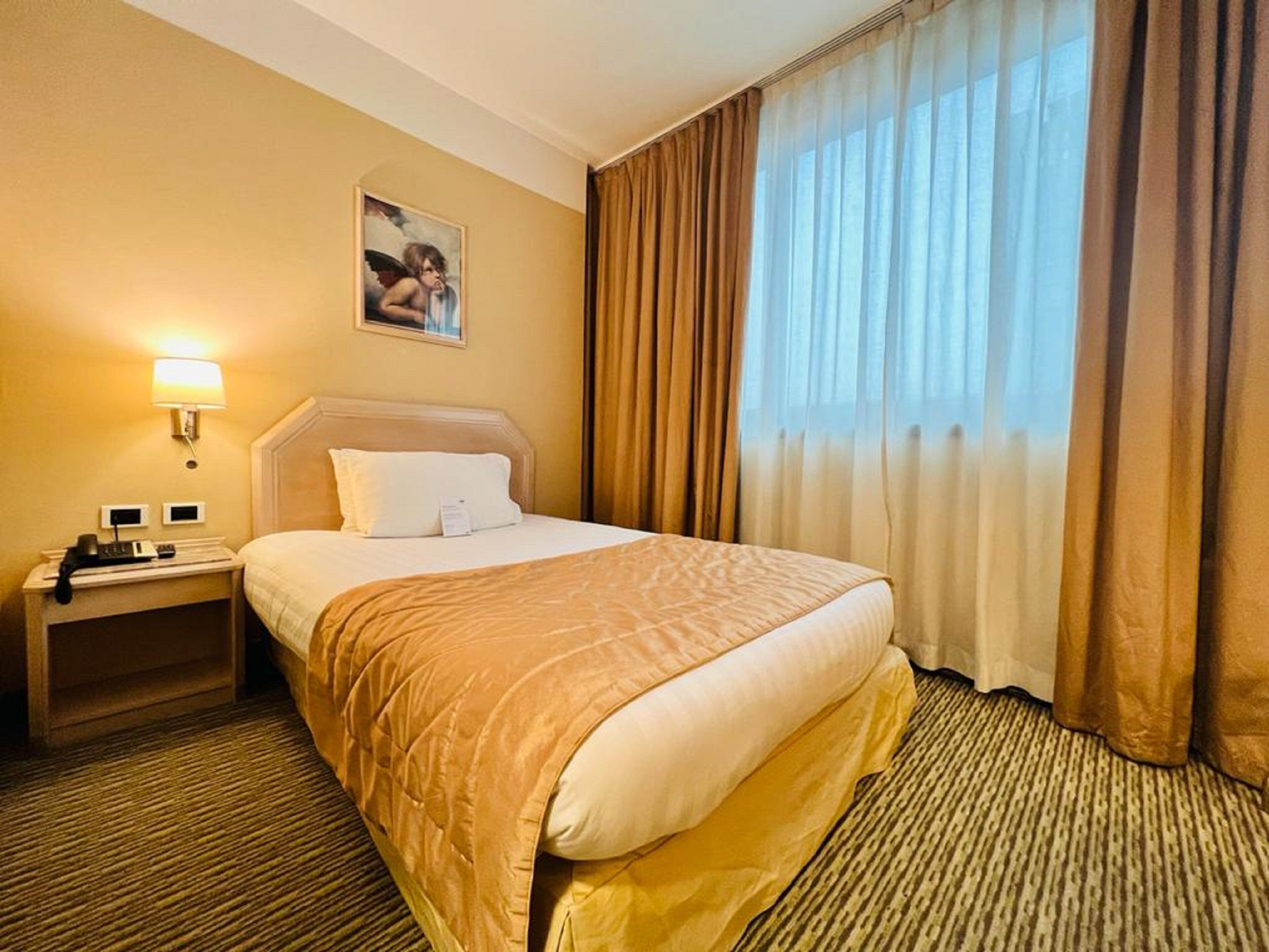 In-room safe, desk, laptop workspace, blackout drapes