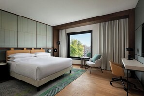 1 dormitori, roba de llit d'alta qualitat, cobrellits i minibar 