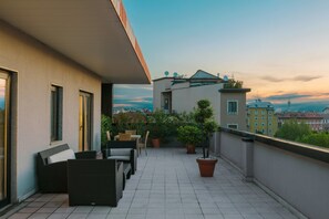 Terrasse sur le toit