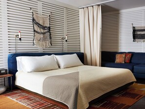 Premium bedding, minibar, in-room safe, desk