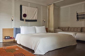 Superior Room, Multiple Beds (King Lounge, 1 King 2 Twin) | Premium bedding, minibar, in-room safe, desk at Ace Hotel and Swim Club