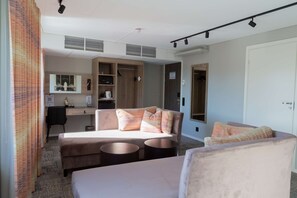Family Suite, Multiple Beds, Non Smoking (Living Room;with Sofabed) | In-room safe, desk, laptop workspace, blackout drapes