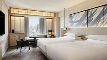 Ropa de cama hipoalergénica, edredón y minibar